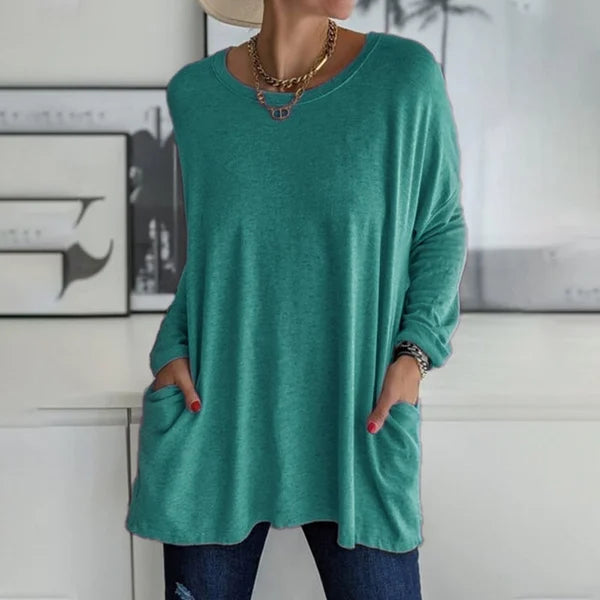 Mila - Relaxed Long Sleeve Top