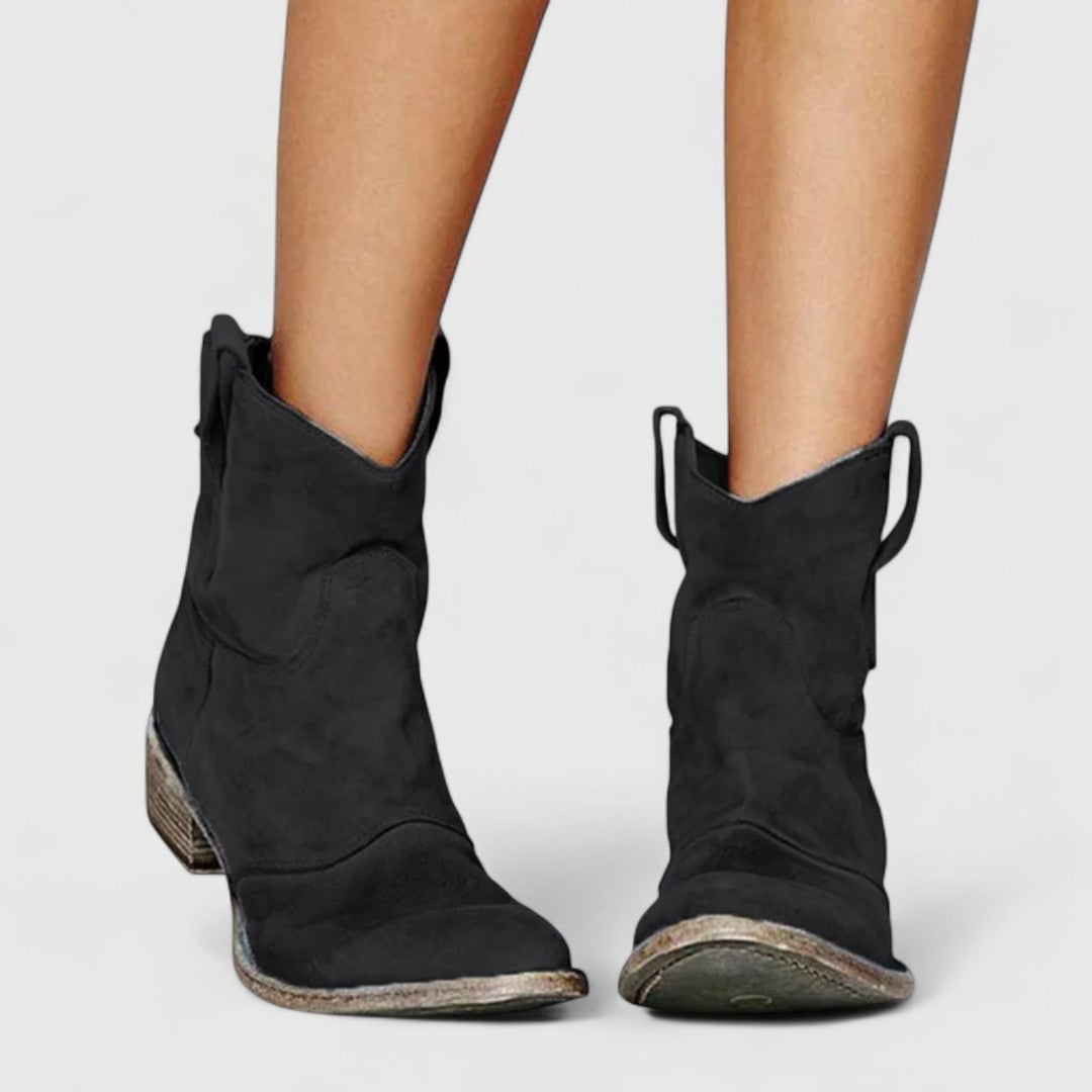 Rachel – Suede Ankle Boots
