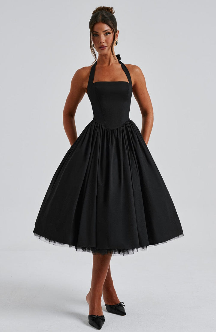 Sydney - Women's A-Line Midi Wedding Guest Dress