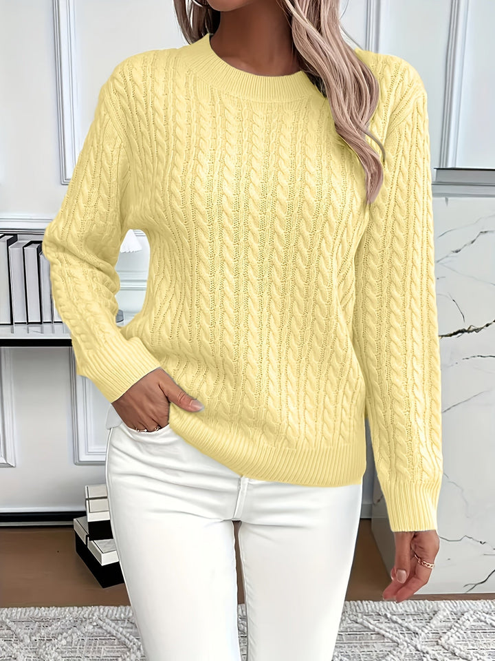 Lucy | Comfortable Cable Knit Jumper