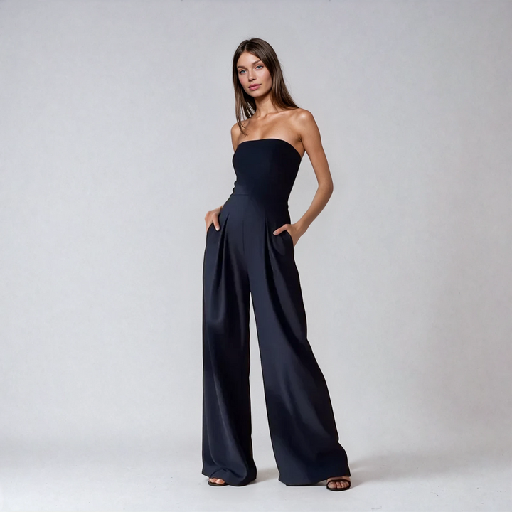 Maisie – Strapless Wide-Leg Jumpsuit