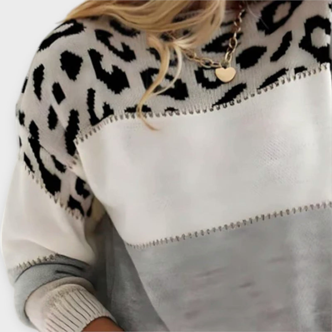 Nala - Casual Leopard Sweater