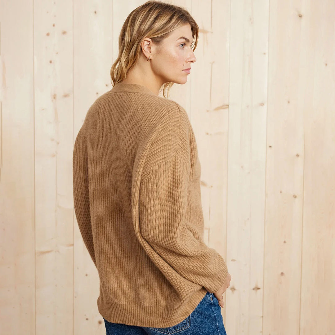 Gianna - Oversized Open-Front Cardigan