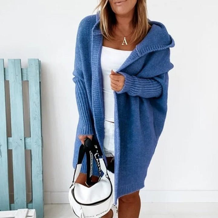 Anna Mae - Women's Casual Long Hooded Cardigan