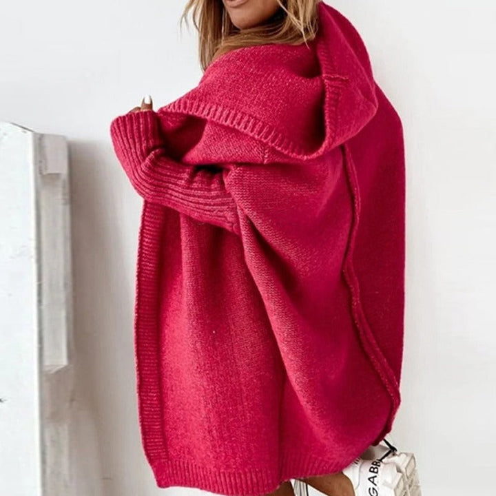 Anna Mae - Women's Casual Long Hooded Cardigan