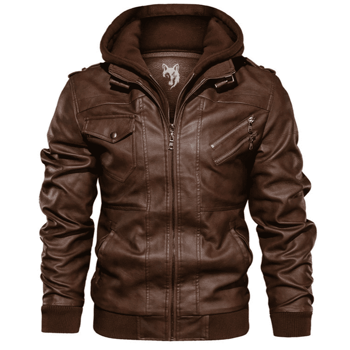 Max™ - Stylish Leather Bomber Jacket | Last day 80% off!