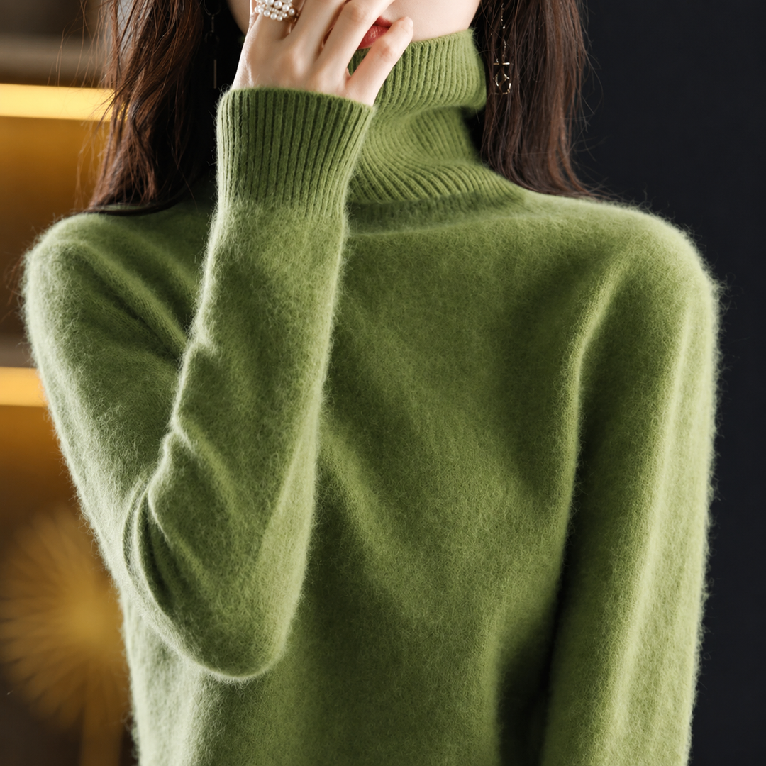 Zaira - Women's Soft Turtleneck Knitted Sweater