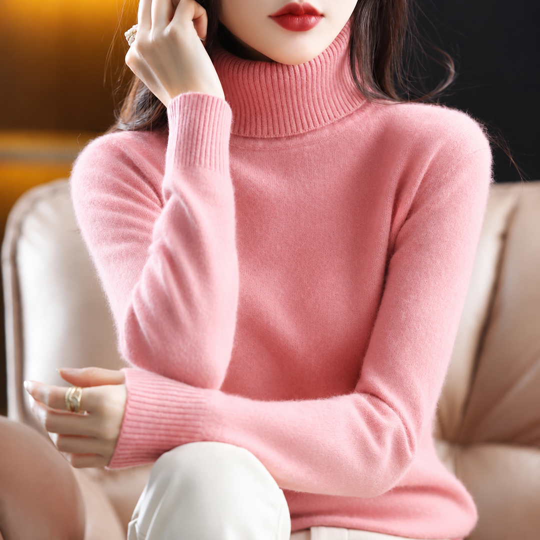 Zaira - Women's Soft Turtleneck Knitted Sweater