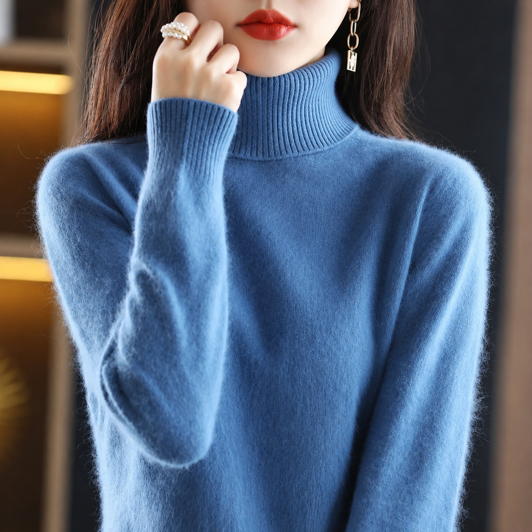 Zaira - Women's Soft Turtleneck Knitted Sweater