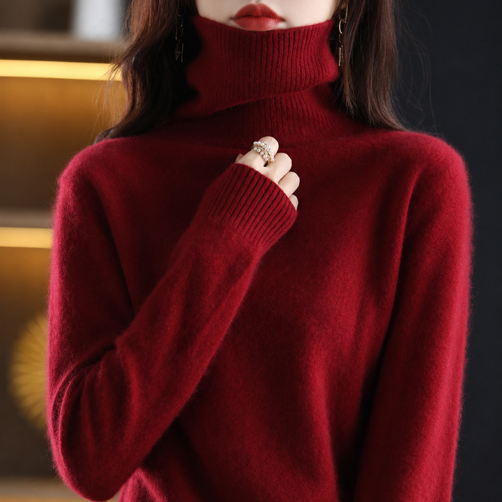 Zaira - Women's Soft Turtleneck Knitted Sweater