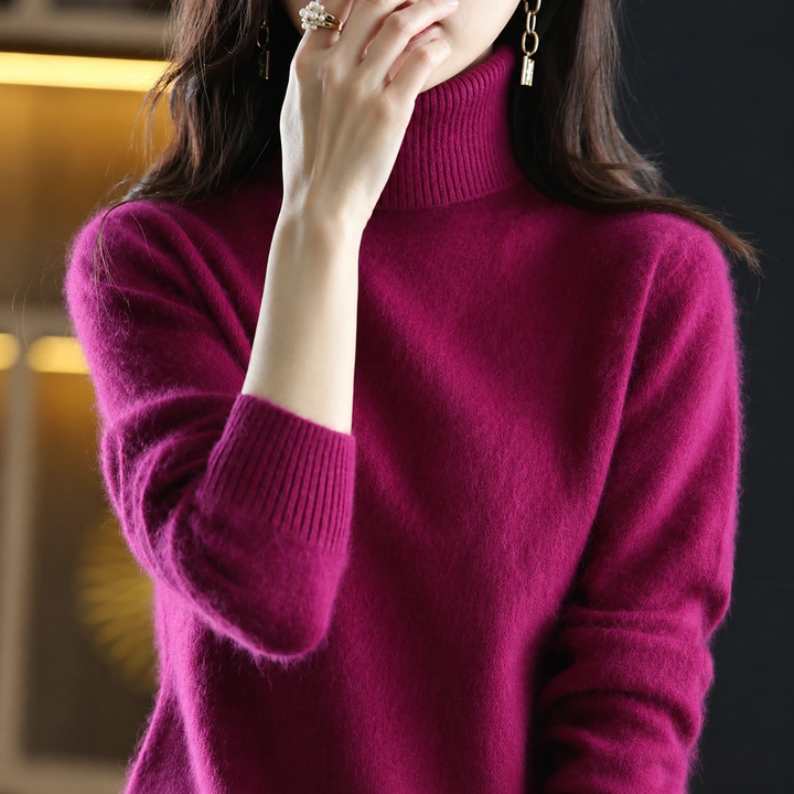 Zaira - Women's Soft Turtleneck Knitted Sweater