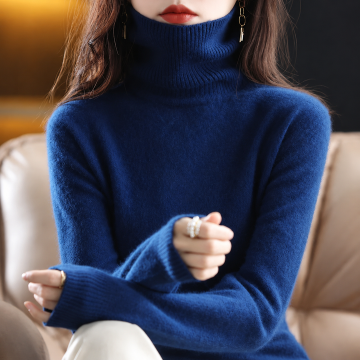 Zaira - Women's Soft Turtleneck Knitted Sweater