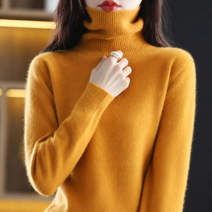 Zaira - Women's Soft Turtleneck Knitted Sweater