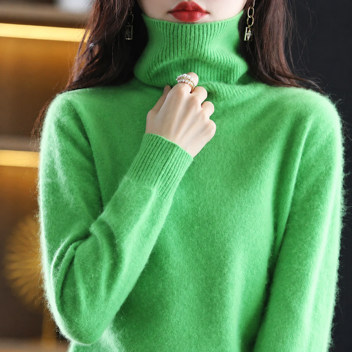Zaira - Women's Soft Turtleneck Knitted Sweater