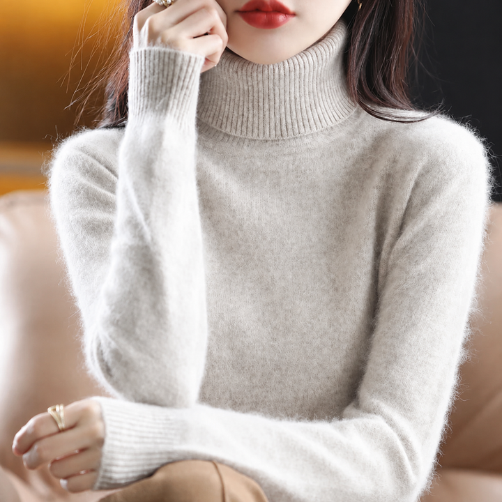 Zaira - Women's Soft Turtleneck Knitted Sweater