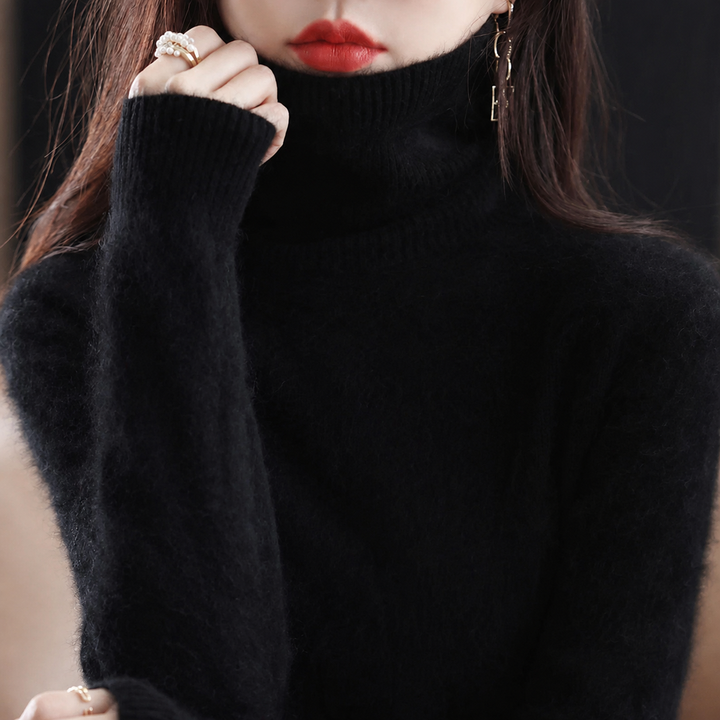 Zaira - Women's Soft Turtleneck Knitted Sweater