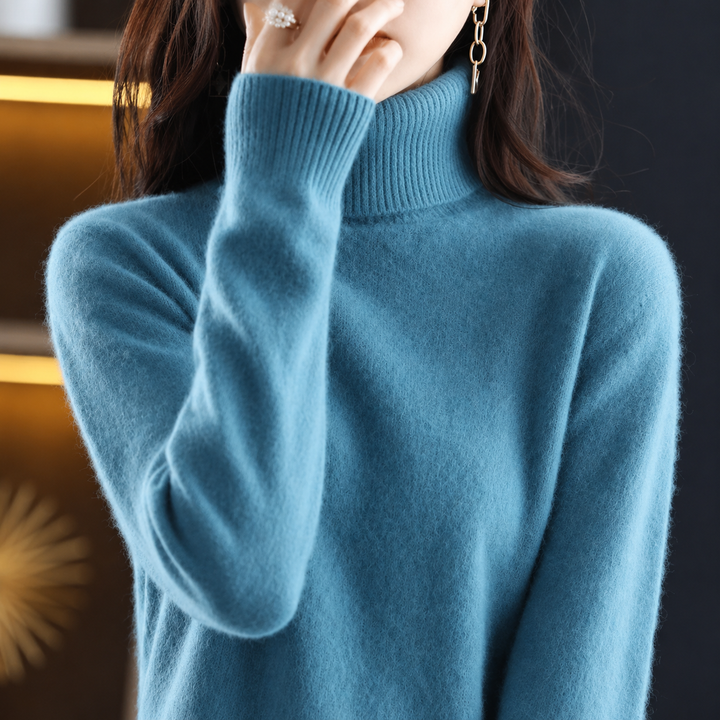 Zaira - Women's Soft Turtleneck Knitted Sweater