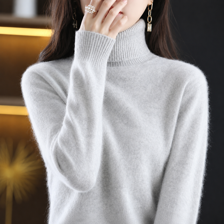 Zaira - Women's Soft Turtleneck Knitted Sweater