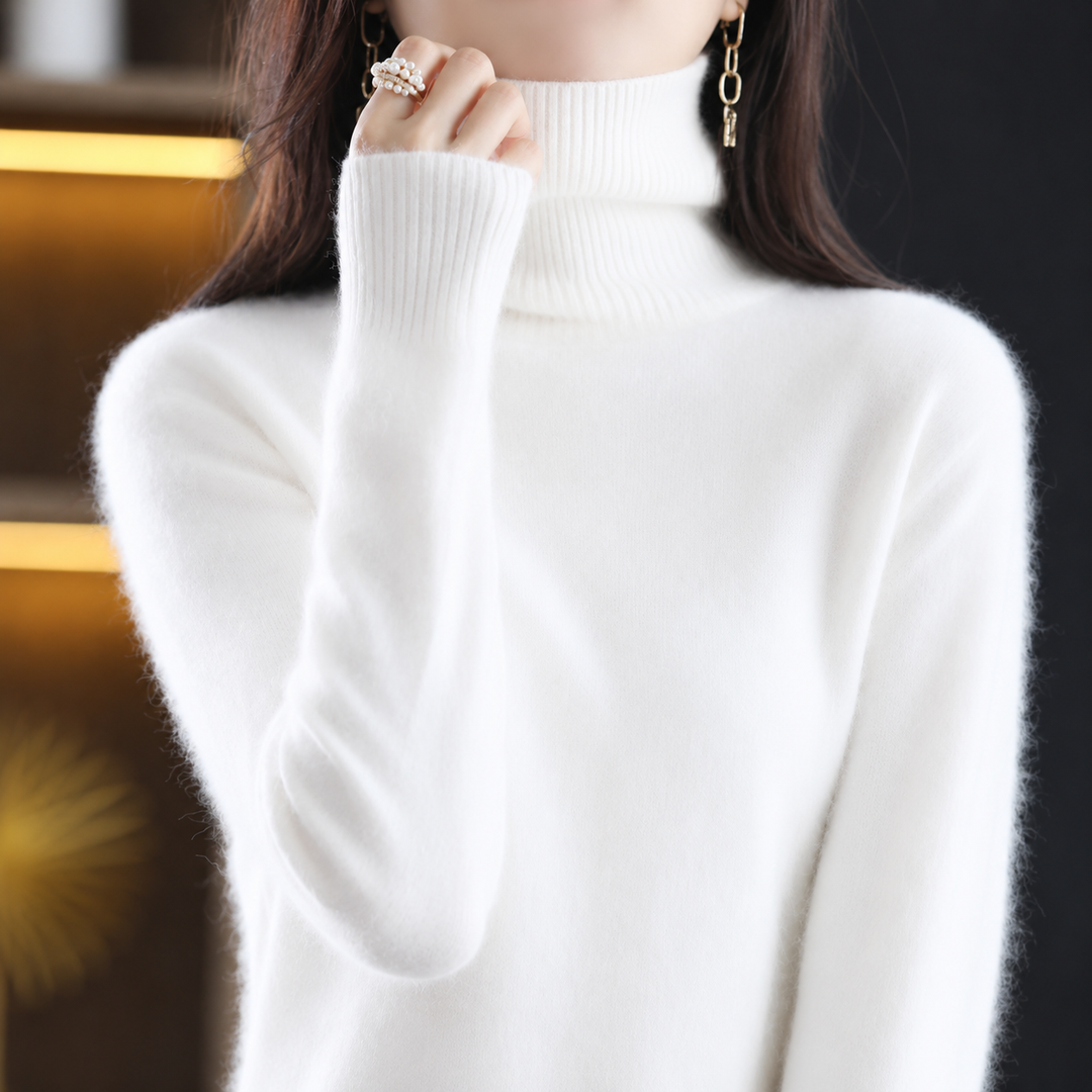 Zaira - Women's Soft Turtleneck Knitted Sweater