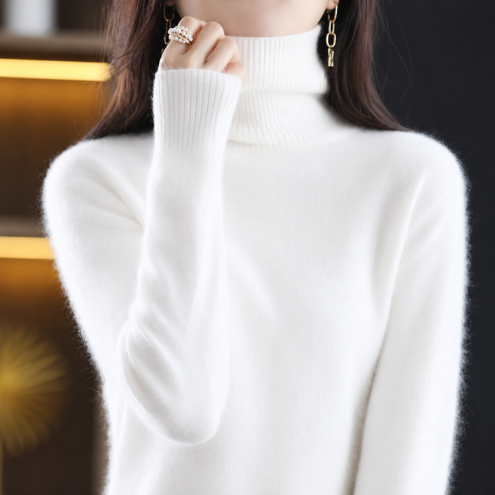 Zaira - Women's Soft Turtleneck Knitted Sweater