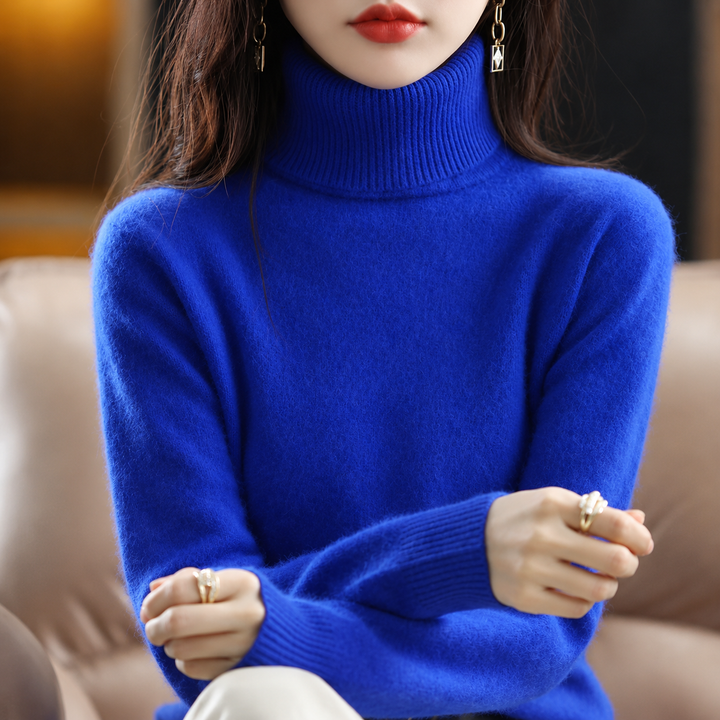 Zaira - Women's Soft Turtleneck Knitted Sweater