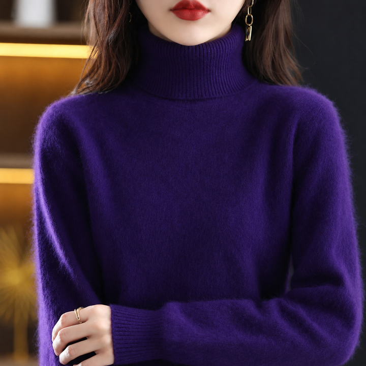 Zaira - Women's Soft Turtleneck Knitted Sweater