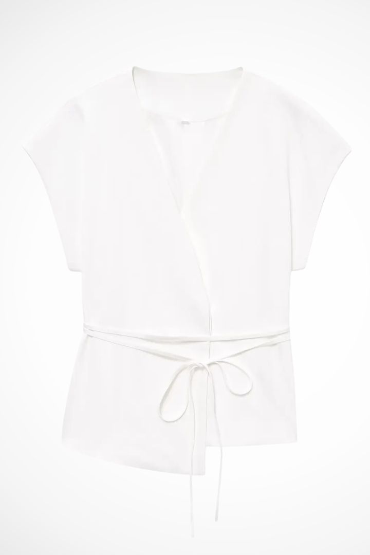Nova - Women’s Belted Wrap Top & Wide-Leg Trouser Set