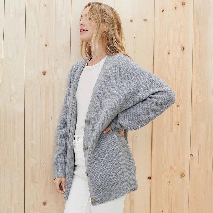 Gianna - Oversized Open-Front Cardigan