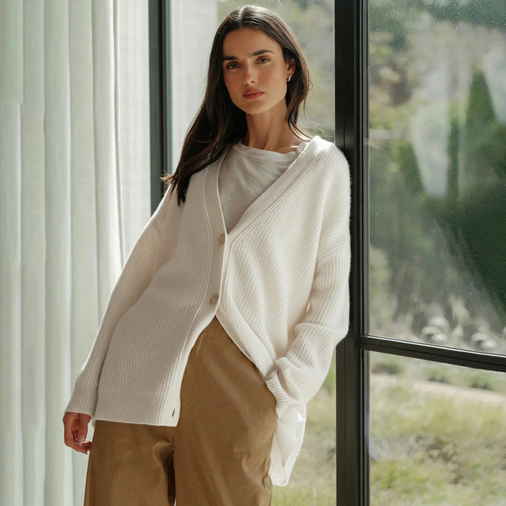 Gianna - Oversized Open-Front Cardigan