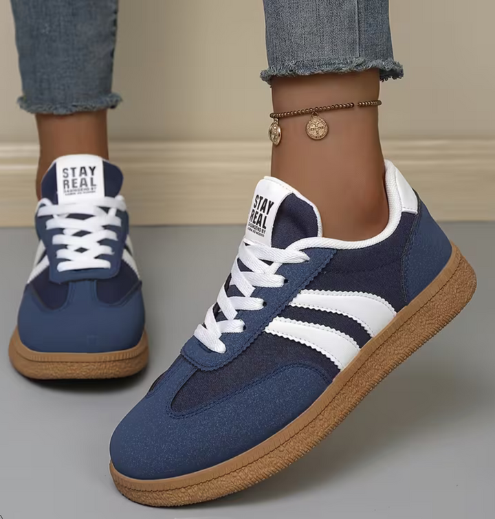 Aiza - Women’s Mesh Lace-Up Trainers with Cushioned Insole