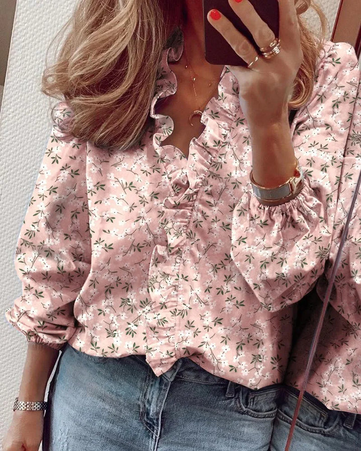 Liana | Summer Ruffle Blouse
