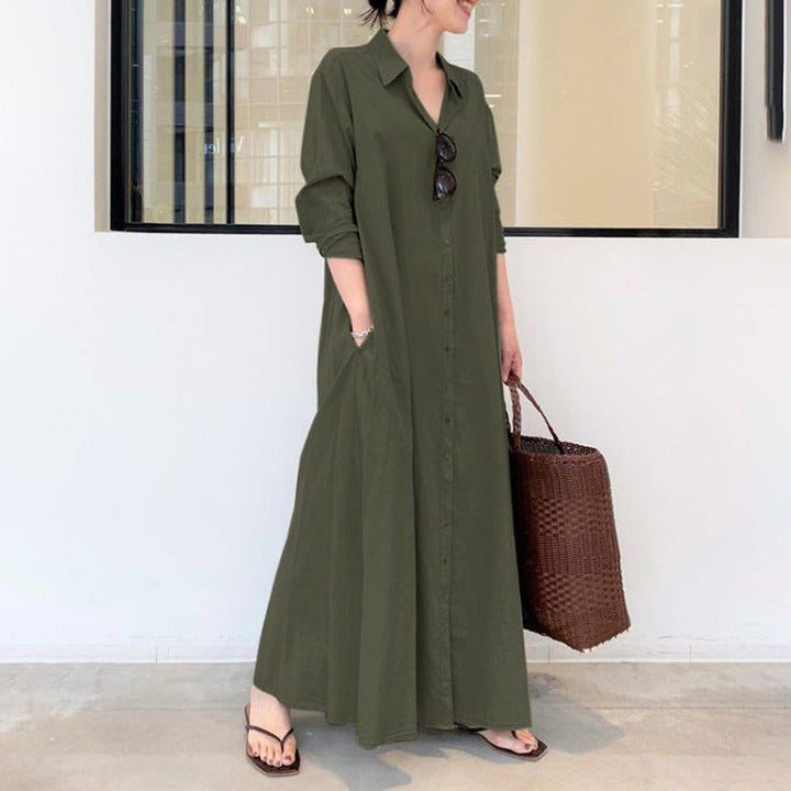 Berenice – Longline Shirt Maxi Dress