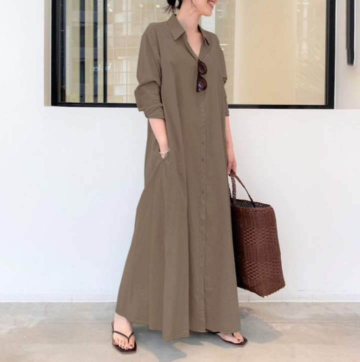 Berenice – Longline Shirt Maxi Dress