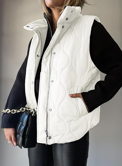 Niva™ - Chic Lightweight Button-Up Puffer Vest