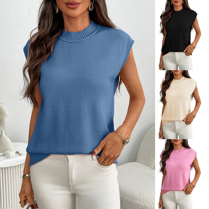 Reyna – Sleeveless Ribbed Knit Top