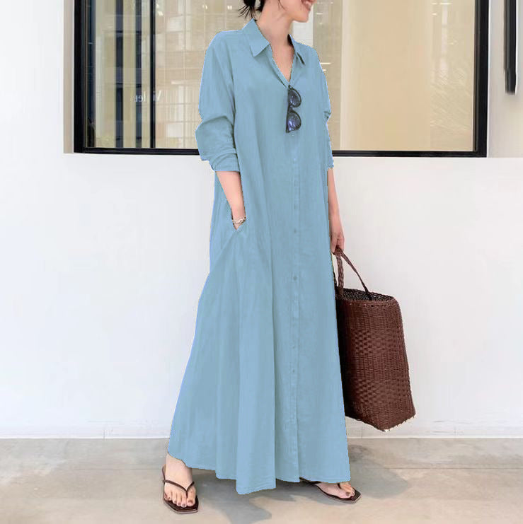 Berenice – Longline Shirt Maxi Dress