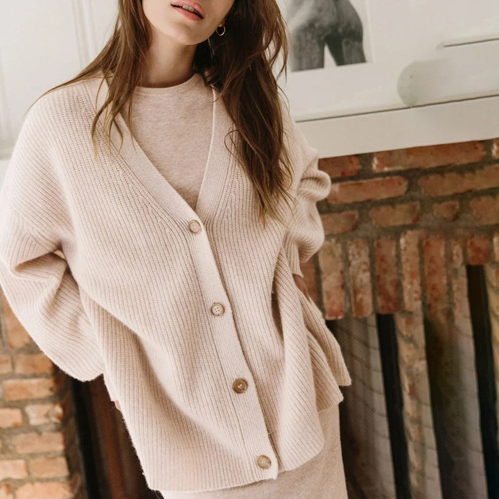 Gianna - Oversized Open-Front Cardigan