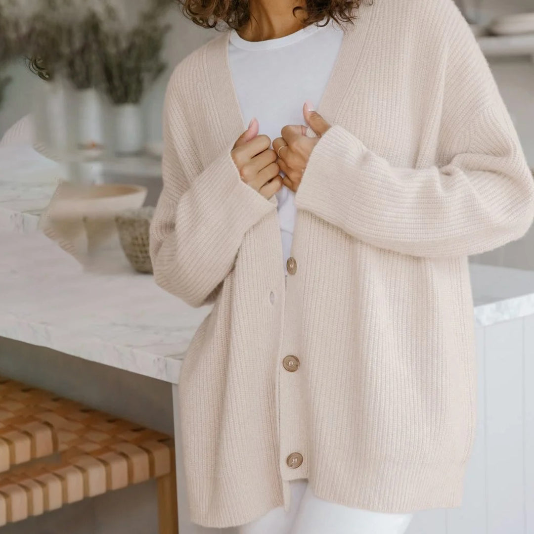 Gianna - Oversized Open-Front Cardigan