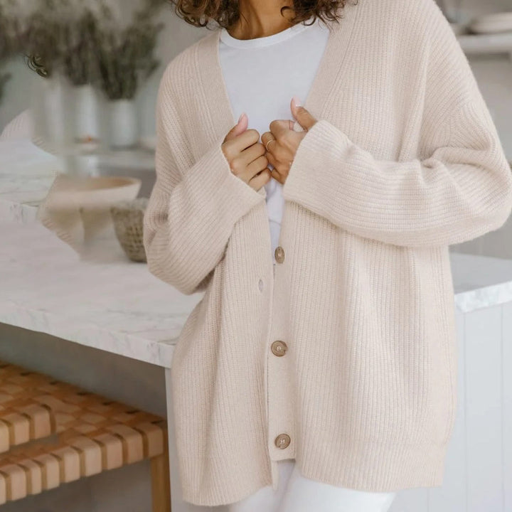 Gianna - Oversized Open-Front Cardigan