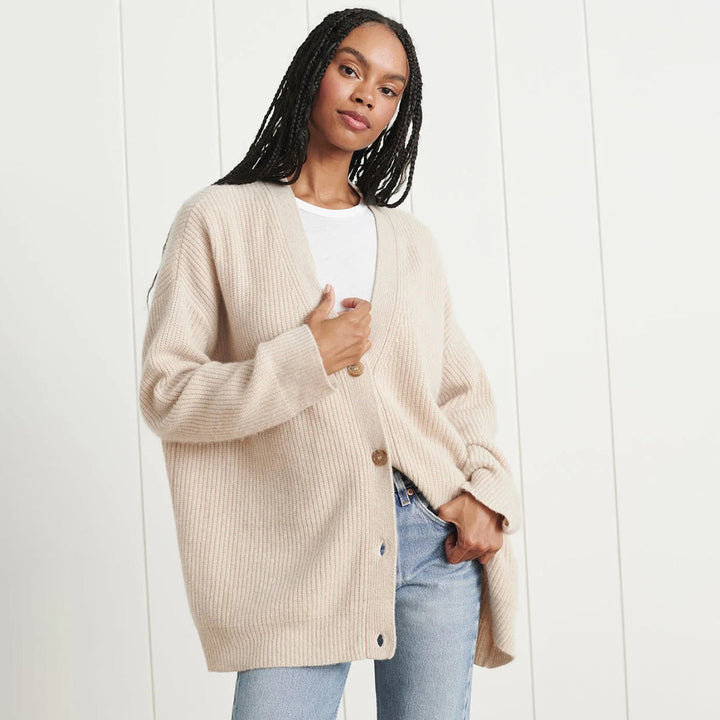 Gianna - Oversized Open-Front Cardigan
