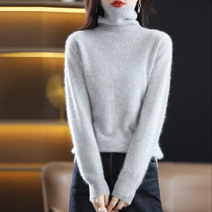 Zaira - Women's Soft Turtleneck Knitted Sweater