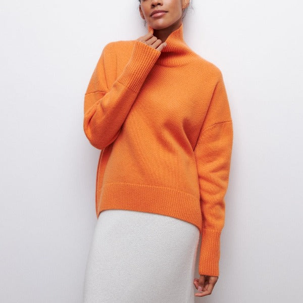 Adeline | Warm Roll Neck Jumper for Women Winter