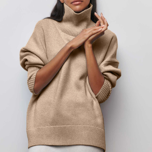 Adeline | Warm Roll Neck Jumper for Women Winter