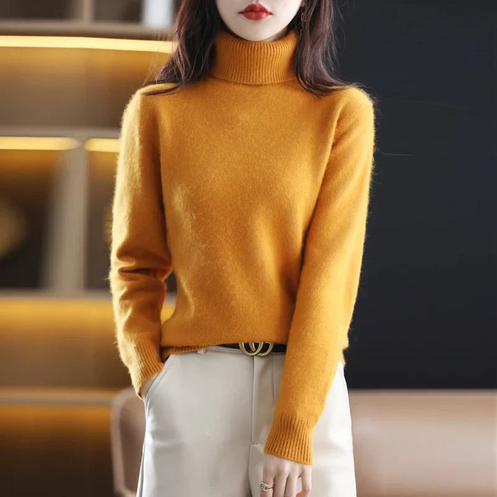 Zaira - Women's Soft Turtleneck Knitted Sweater