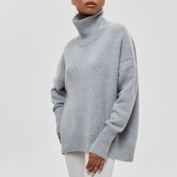 Adeline | Warm Roll Neck Jumper for Women Winter