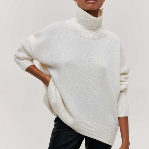 Adeline | Warm Roll Neck Jumper for Women Winter