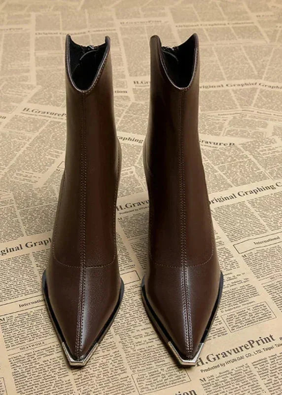 Maya – Pointed Toe Ankle Boots