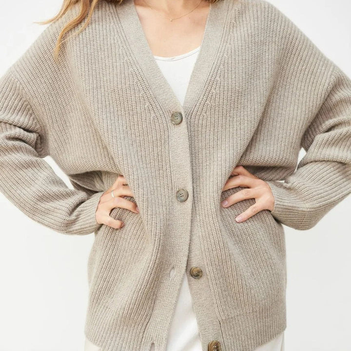 Gianna - Oversized Open-Front Cardigan