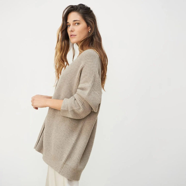 Gianna - Oversized Open-Front Cardigan