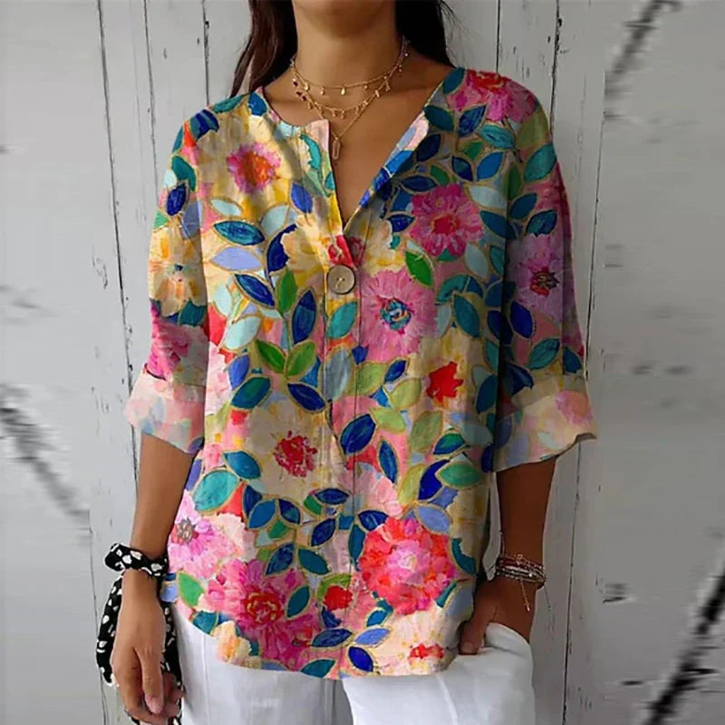 Luna - Floral Charm Blouse